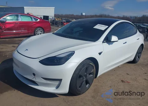 2021 Tesla Model 3 Long Range Dual Motor All-Wheel Drive from USA, damaged, VIN 5YJ3E1EB7MF079656